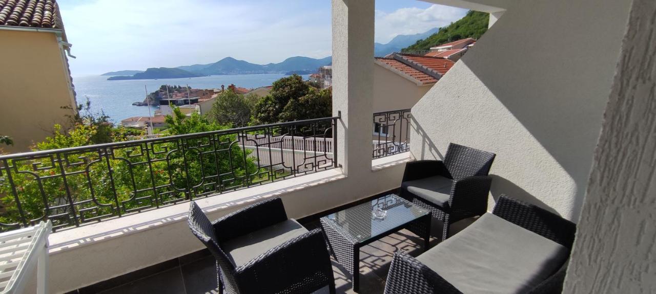 Zoran Apartments Sveti Stefan Kültér fotó